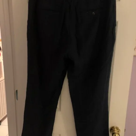 Men's Blue Dress Pants - Picture 3 of 4